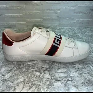Gucci ace with strap on sale